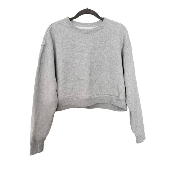 Girlfriend Collective 50/50 Cropped Sweatshirt - Picture 2 of 4